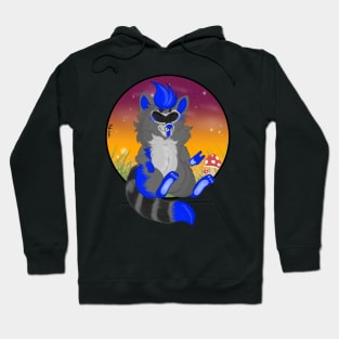 Blue raccoon Hoodie